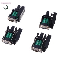 DB9 Connector Male Female 9 Pin Plug Wire Sleeve RS232 RS485 Breakout Terminals [VN]