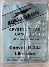 Squadron Products B-24J Liberator Vacuform Canopy