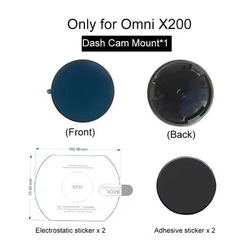 Tools pack for 70mai Car DVR Electrostatic Sticker for 70mai X200 Heat Resistant Adhesive Crowbar fo