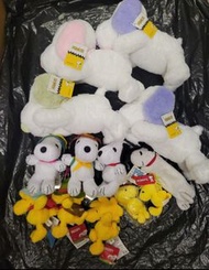 全新 不散賣 Snoopy 史路比 史諾比 胡士托 Woodstock 公仔 掛飾 吊飾 景品 旅行 筆袋