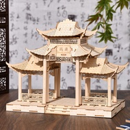 Traditional Chinese Architecture Building Model Wooden