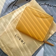 中古美品 Loewe 銀包錢包零錢包皮夾短夾 卡套卡片夾卡片套卡夾