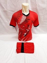 Baju Olahraga Kaos Jersey Bola Setelan Abstrak Printing Sepakbola