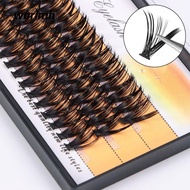 WURIMH924YYI 40D False Eyelashes, C Curl Natural 8-16mm Lash Clusters, Premium 0.07mm Thickness 60 B
