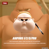 airpods pro 3 case Cartoon Cute Fat Blonde Head Airport airpod 2 3 gen2