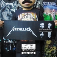 MOUSEPAD Metal Rock Band 30x80cm takpadutakjual