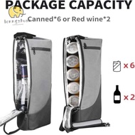 LONNGUVO Golf Cooler Bag, Golf Car Beverage Waterproof Drinks Ice Bag, Portable Wine Beer Durable 6 