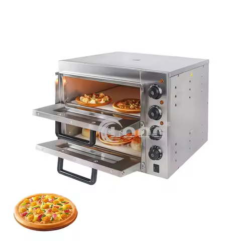 Professional Double Pizza Toaster Commercial Electric Pizza Oven