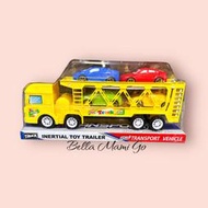 Bella媽咪購💎雙層工程車拖車 雙層卡通拖車 親子互動玩具 兒童玩具 益智玩具-現貨+預購242-00018