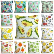 Tropical Fruit  single-sided Printing Polyester Cushion Cover Home Decoration Sofa Sarung Bantal Car Pillowcase