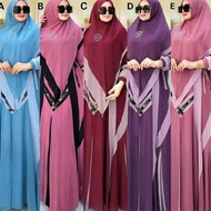 AQIFA SYARI BY HK GAMIS SYARI TERBARU BAJU SYARI ORIGINAL SET SYARI