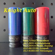 SATA 34400H 1/2'' DR. PROTECTED IMPACT SOCKET (17, 19, 21MM) / LONG DEEP SOCKET BOX