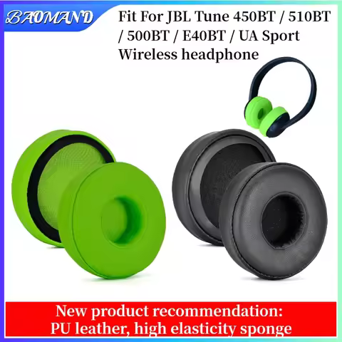 Replacement Silicone ice gel groove Earmuff Earpads For JBL Tune 450BT/510BT/500BT/E40BT/UA Sport Wi