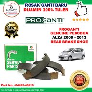 Genuine 04495-46R10 Perodua Alza Old G1 2009 - 2013 Proganti Rear Brake Shoe Lining Brek Belakang Se