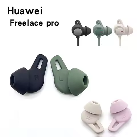 3 Pairs Silicone Ear Tips Ear Hooks for HUAWEI FreeLace Pro Earphone Covers Replacement Ear Gels Acc