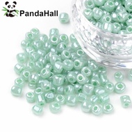 1pound Glass Seed Beads Ceylon Round Pale 12/0 2mm Hole: 1mm about 30000pcs/pound
