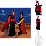 The Aladdin Return Of Jafar Cosplay Robe Cloak Cape Hat Outfit Wizard Costume