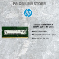 SK hynix 4GB 1RX16 PC4-3200AA-SC0-13 SO-DIMM