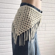 Braided Triangle Scarf Bandage Hot Girl Fashion Matching Apron Headscarf Hair Band Accessories Korea