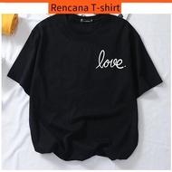 KATUN 100% trendy cotton 220gsm Raya T-shirt Women's Men's T-shirt xs-3xl Love Women's T-shirt Overs