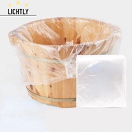 LICHTLY 90PCS Disposable Foot Tub Liners, Thicken 55*65cm Bath Basin Bags,  Foot  SPA Plastic Foot C