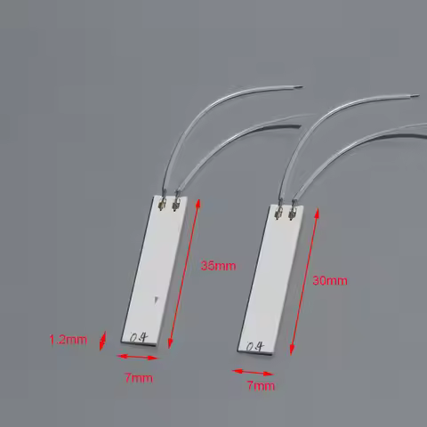 LUJINXUN 30x7mm 35x7mm MCH High Temperature Ceramic Heating Plate Aluminum Oxide Heater Miniature Hi