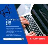 Service Convert and Edit PDF/ Perkhidmatan menukar dan Mengedit PDF