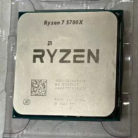 AMD Ryzen 7 5700X R7 5700X 3.4GHz 8-Core 16-Thread PCIE4.0 65W CPU Processor 7NM L3=32M 100-00000092