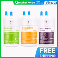 Cp-P011T Cuckoo Water Purifier Filter Compatible Full Set (4-Inch 1+1+1)