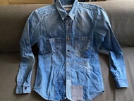 FDMTL sashiko BORO 拼布shirt