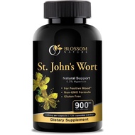 St Johns Wort 900mg-Mood Support Supplement*-Calm Supplements*-120 Vegetable St Johns Wort Capsules(