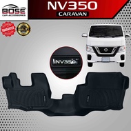 TPE Deep Dish Car Matting for Nissan NV350 Premium 2018 2019 2020 2021 2022 Model OEM Elegant Design