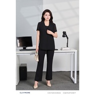 High quality women's flared trousers, luxurious, easy-to-match office pants CLAYMORE MS CQD1S4F04617
