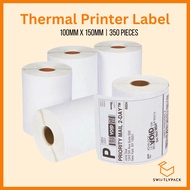 Thermal Label Sticker Paper Roll | AWB Thermal Label | E-Commerce AWB Thermal Paper (A6 Size, 100mm 