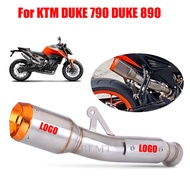 Mienaoye6247443สำหรับ KTM 790ระบบไอเสียรถจักรยานยนต์890หลบหนี Moto ดัดแปลง K ท่อกับท่อไอเสียและปลายท