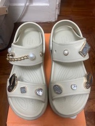 Crocs Mega Crush Sandals - Bone