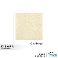 KKBS CURTAIN Kisara Curtain Fabric Cut by Meter (Oat Beige)