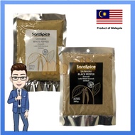 SARASPICE Sarawak Black/White Pepper Ground 200gm/Softpack | Serbuk Lada Hitam/Putih