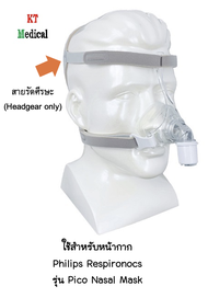 สายรัดศรีษะ (Headgear) สำหรับหน้ากาก CPAP Philips respironics รุ่น Pico รหัสสินค้า 1146406