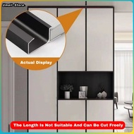 Aluminum Type C Handle Continous Grab Handle Screw Type 1.5meters Cabinet Handle Modern Continous Ha