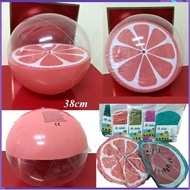 Unique fruit-shaped 3D inflatable ball, diameter 38cm for children to play in the water. V831