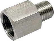 Autobahn88 Stainless Pipe/Hose Conversion Fitting, (BSP G 1" Female to Tapered R 1" Male Coupler)