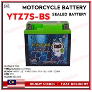 YTZ7S-BS SC64 Motorcycle SEALED Battery / Motorcycle Maintenance Free Battery - NMAX / NVX155 / PCX1