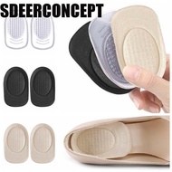 SDEERCONCEPT Heel Insoles, Invisible Half Cushion Foot Padding Heel Pads, Self Adhesive Shockproof T