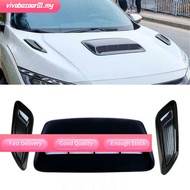 【VIVA】Car Center Side Air Flow Intake Hood Scoop Vent Bonnet Decorative Cover 3pcs