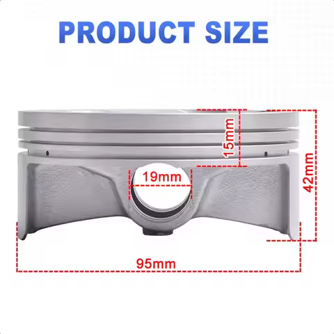 95mm Motor Bike Engine Cylinder Piston Rings 5TG-11631-12-00 for Yamaha YFZ450 YFZ450R YFZ450X YZ450