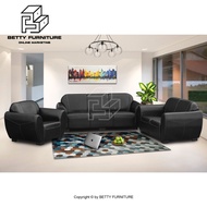 BETTY FURNITURE MERRY 1+2+3 Seater Sofa Set / Leather Sofa Upholstery