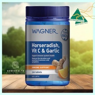 [AUS Direct Import] Wagner Horseradish Vitamin C & Garlic 200 Tablets