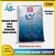 Tongwei 150 Pakan bibit lele nila gurame ikan kecil