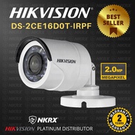 New Arrival Hikvision DS-2CE16D0T-IRPF 2MP 1080P CCTV IR Bullet Camera